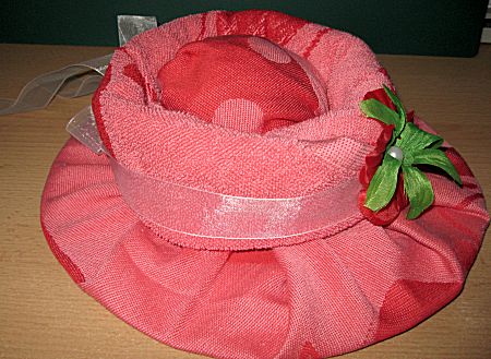 Hoedje van keukendoek