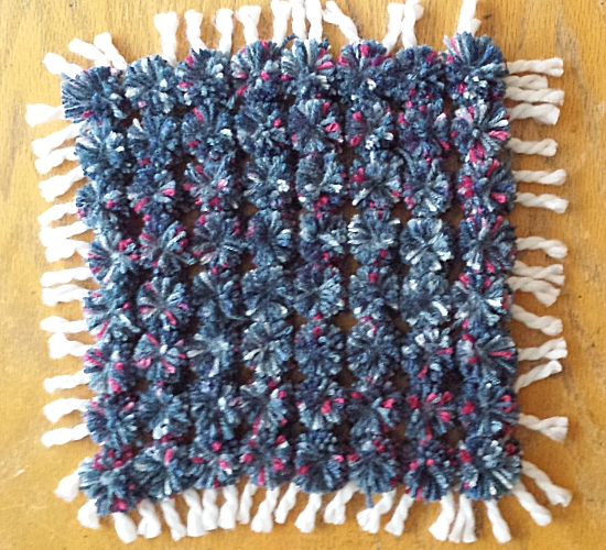 Pompom kleedje maken (deel 2)