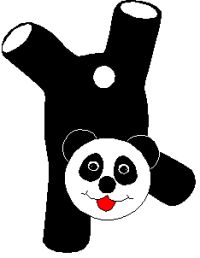 Valentijn panda. (Valentijnsdag)