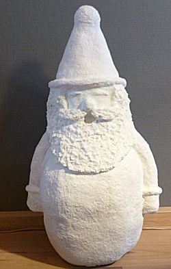 Humanistisch flauw verzameling Knutselidee: Kerstman van papier-maché