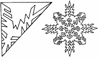 Sneeuwvlokken voor het raam