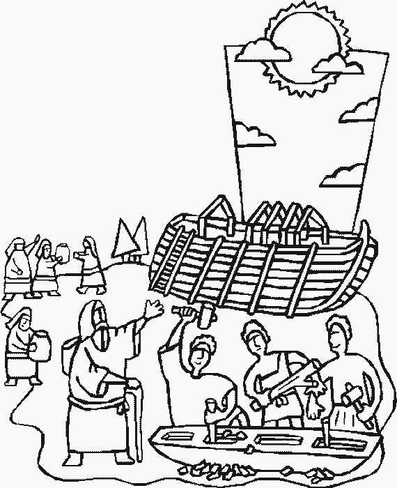 Ark van Noach 1 - Het bouwen van de ark