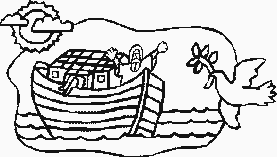 Ark van Noach 4 - Duif toont land aan