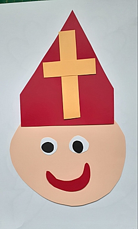 Sinterklaas gezicht maken