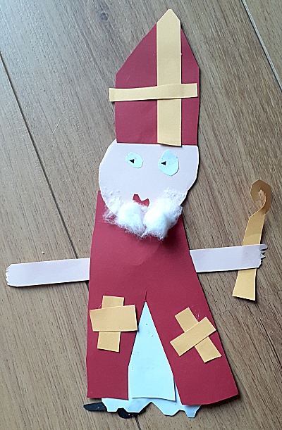 Sinterklaas gezicht maken