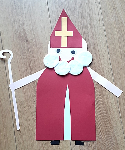 Sinterklaas gezicht maken