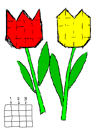 Tulp vouwen