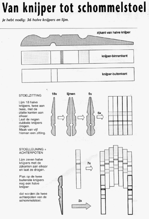 Knijperschommelstoel