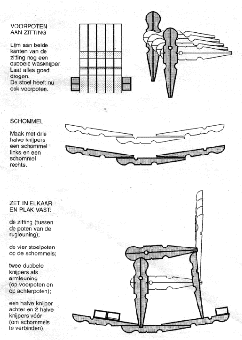 Knijperschommelstoel