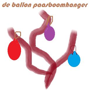 Ballon paasboom hanger