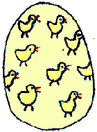 Eieren beplakken